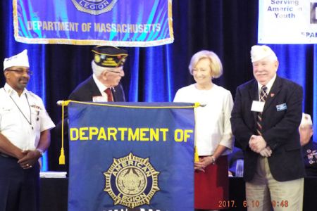 Cdr Starks, PNC Comer, State Rep Patricia Haddad and D9 Commander Steve Souza.JPG