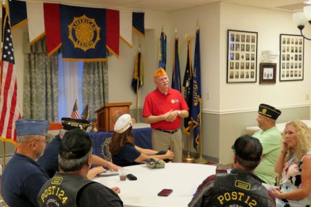 Greg Doc Gibbs addresses Post 124 family officers and SAL Detachment of Mass Officers and guests.jpg