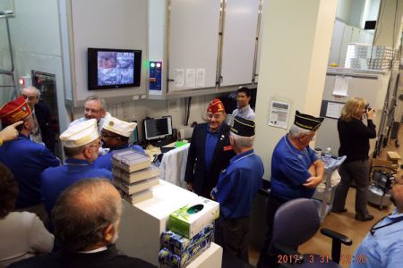 National Commander Chalres Schmidt and Dept Staff at VAMC JP.JPG