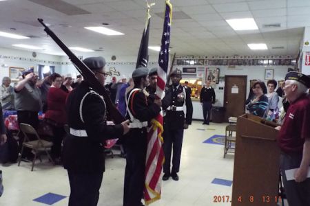 New Bedford JROTC Presents the colors.JPG